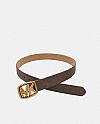 MICHAEL KORS BUCKLE LEATHER ΖΩΝΗ