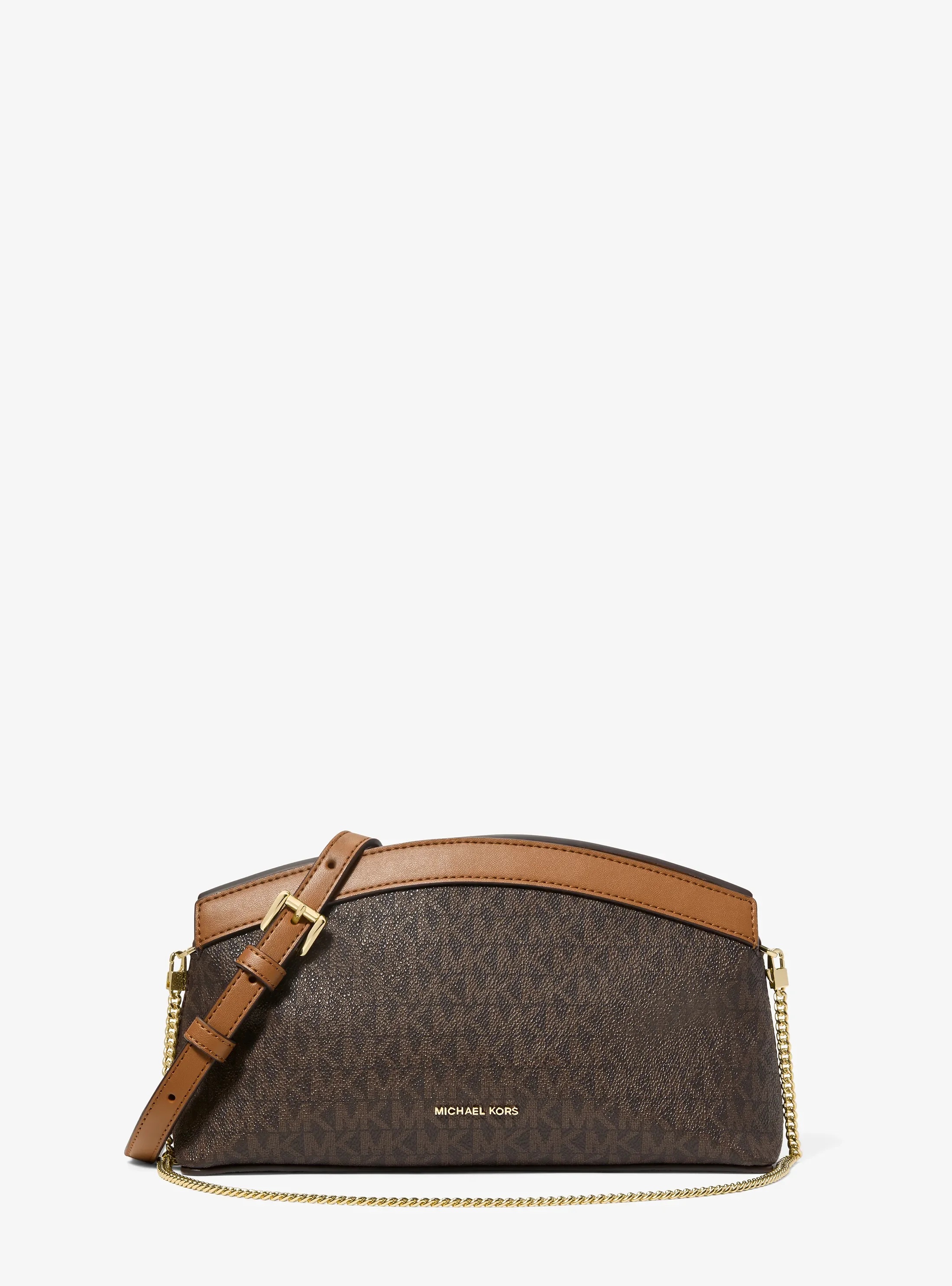 MICHAEL KORS ATHENA SMALL SIGNATURE LOGO CONVERTIBLE ΤΣΑΝΤΑ 