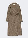 WEEKWND MAX MARA WKDTEMA LONG WOOL BLEND TWEED ΠΑΛΤΟ 