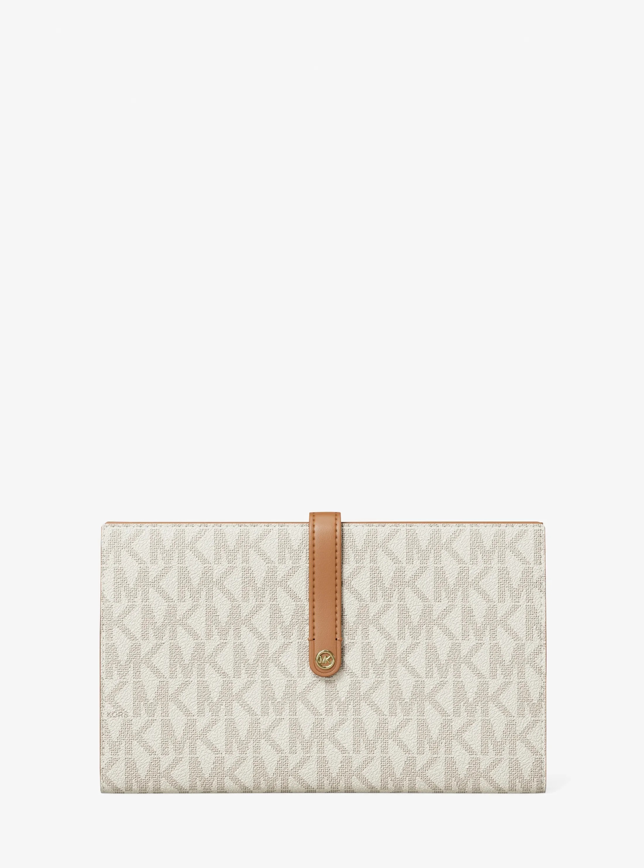 MICHAEL KORS JET SET TRAVEL LARGE SIGNATURE LOGO ΠΟΡΤΟΦΟΛΙ 