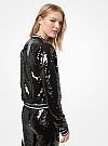 MICHAEL KORS SEQUINED TRACK JACKET