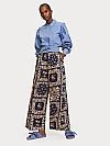 SCOTCH & SODA PRINTED WIDE LEG ΠΑΝΤΕΛΟΝΙ 