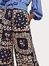 SCOTCH & SODA PRINTED WIDE LEG ΠΑΝΤΕΛΟΝΙ 