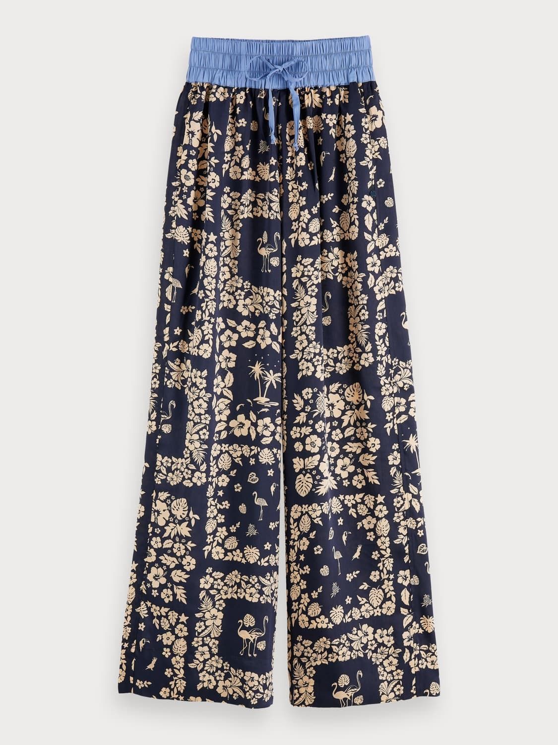 SCOTCH & SODA PRINTED WIDE LEG ΠΑΝΤΕΛΟΝΙ 