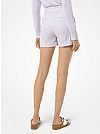 MICHAEL KORS PLEATED LINEN SHORTS