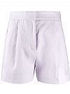 MICHAEL KORS PLEATED LINEN SHORTS