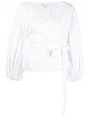 MICHAEL KORS POPLIN WRAP ΤΟΠ 