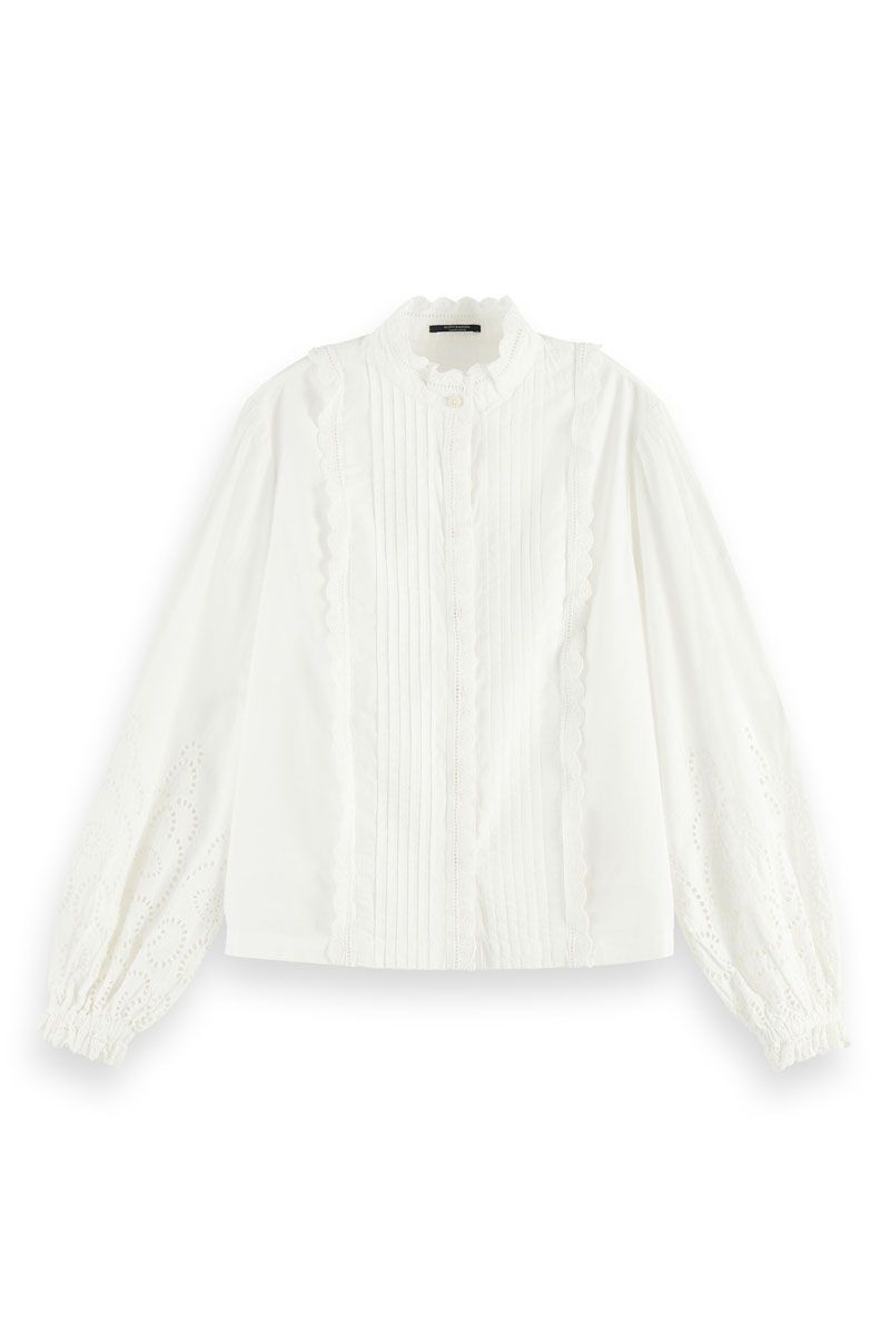 SCOTCH & SODA  BRODERIE ANGLAISE ΠΟΥΚΑΜΙΣΟ