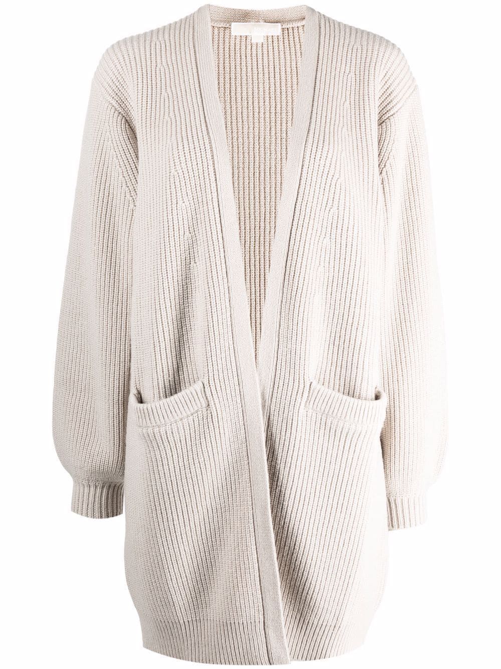 MICHAEL KORS RIBBED KNITTED WITH PUFF-SLEEVE ΖΑΚΕΤΑ