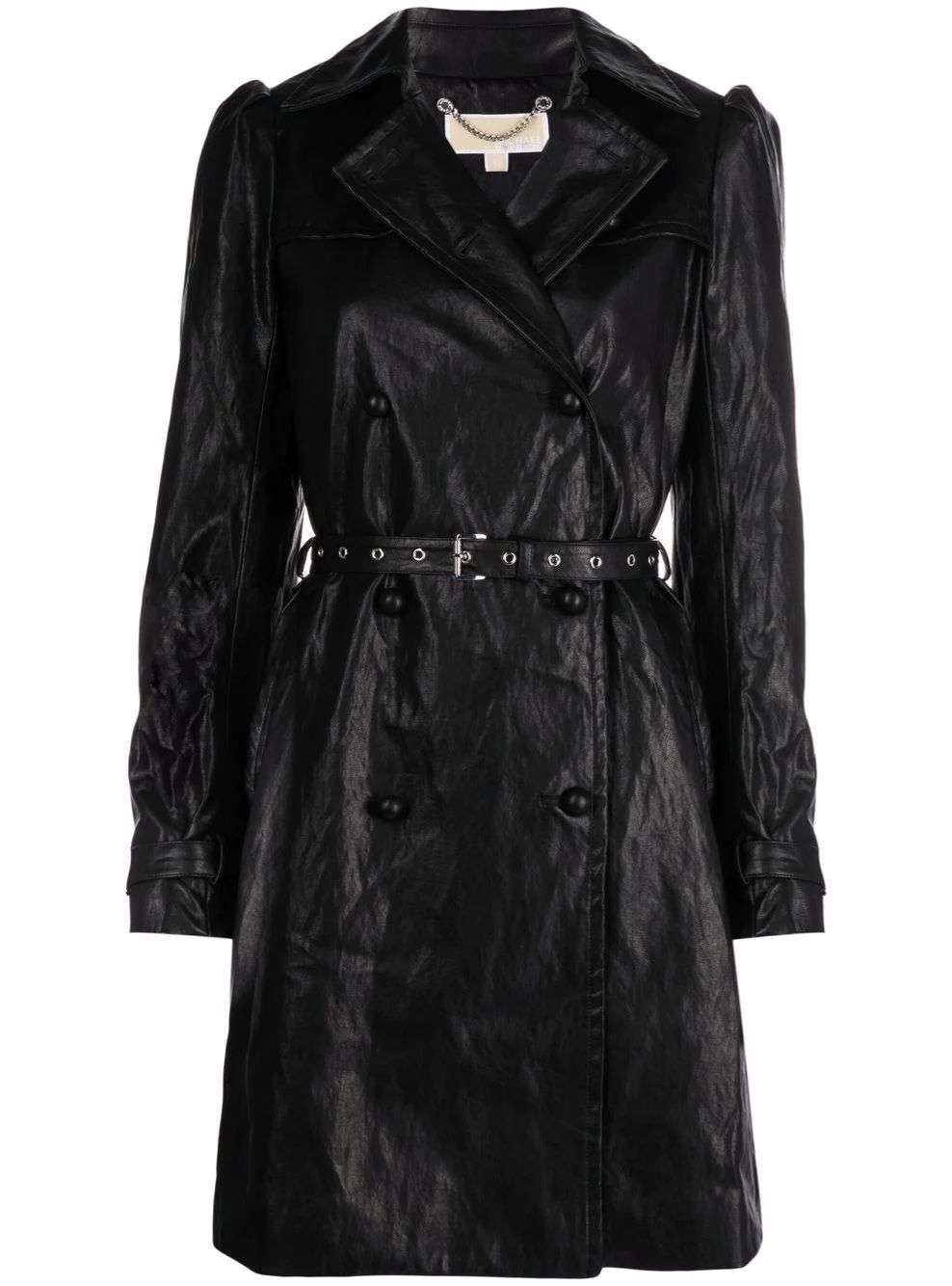 MICHAEL KORS FAUX-LEATHER PUFF SLEEVE ΚΑΠΑΡΤΙΝΑ
