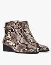 MICHAEL KORS BRITTON LEATHER ANKLE BOOT