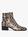MICHAEL KORS BRITTON LEATHER ANKLE BOOT