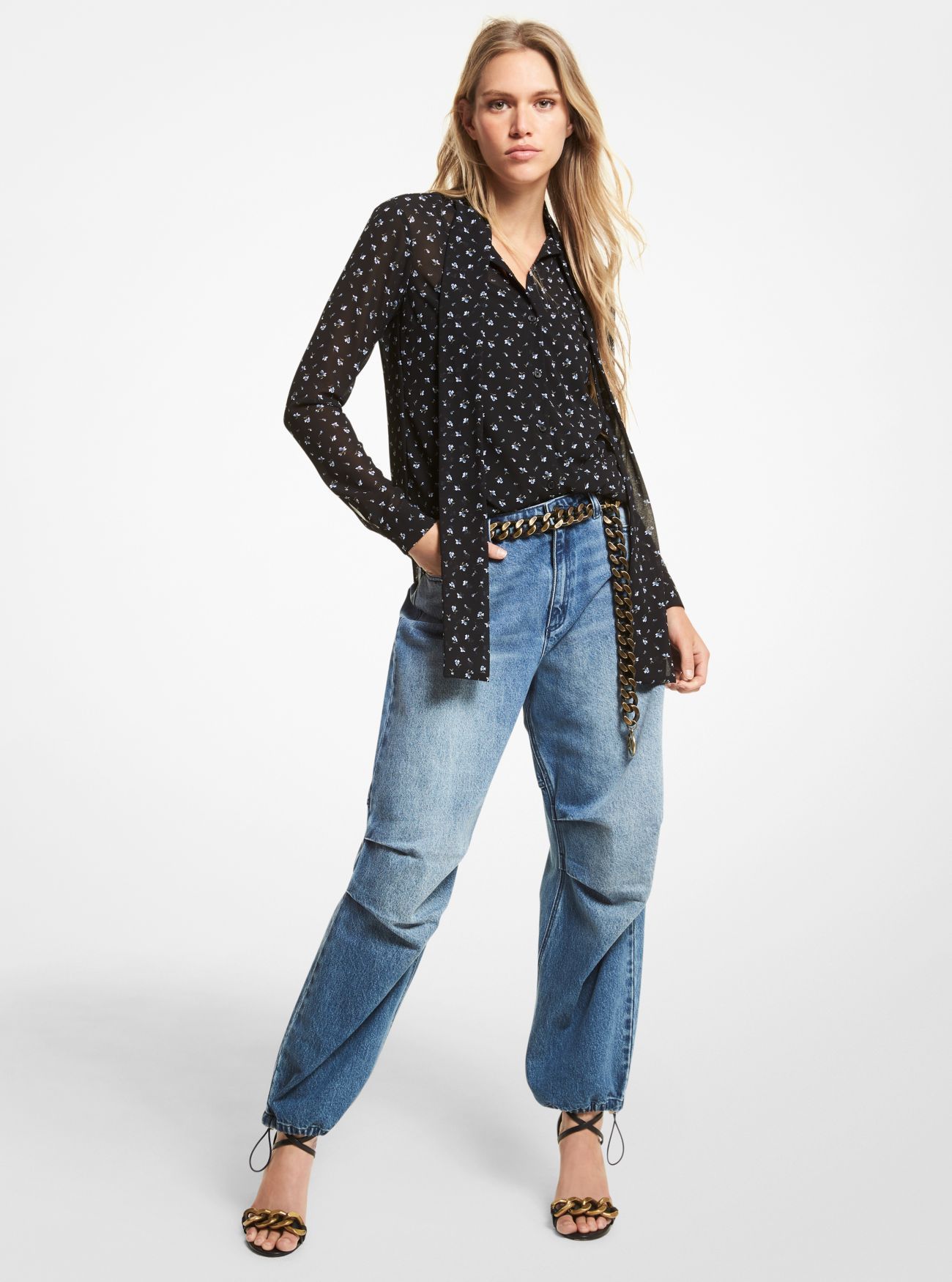 MICHAEL KORS WIDE-LEG JEAN