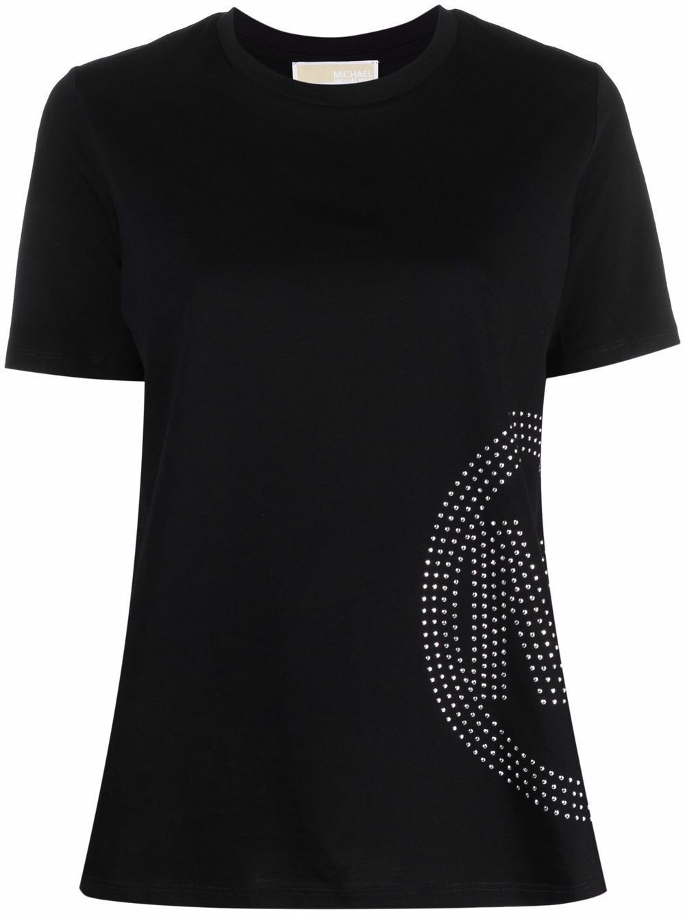 MICHAEL KORS LOGO STUDDED T-SHIRT