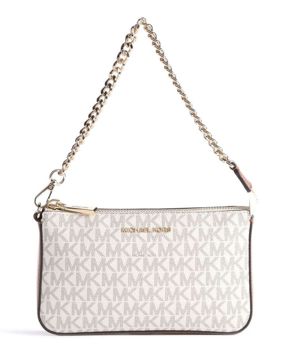 MICHAEL KORS LOGO CHAIN CLUTCH