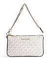 MICHAEL KORS LOGO CHAIN CLUTCH