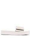 MICHAEL KORS GLITΤER PLATFORM SLIDE 