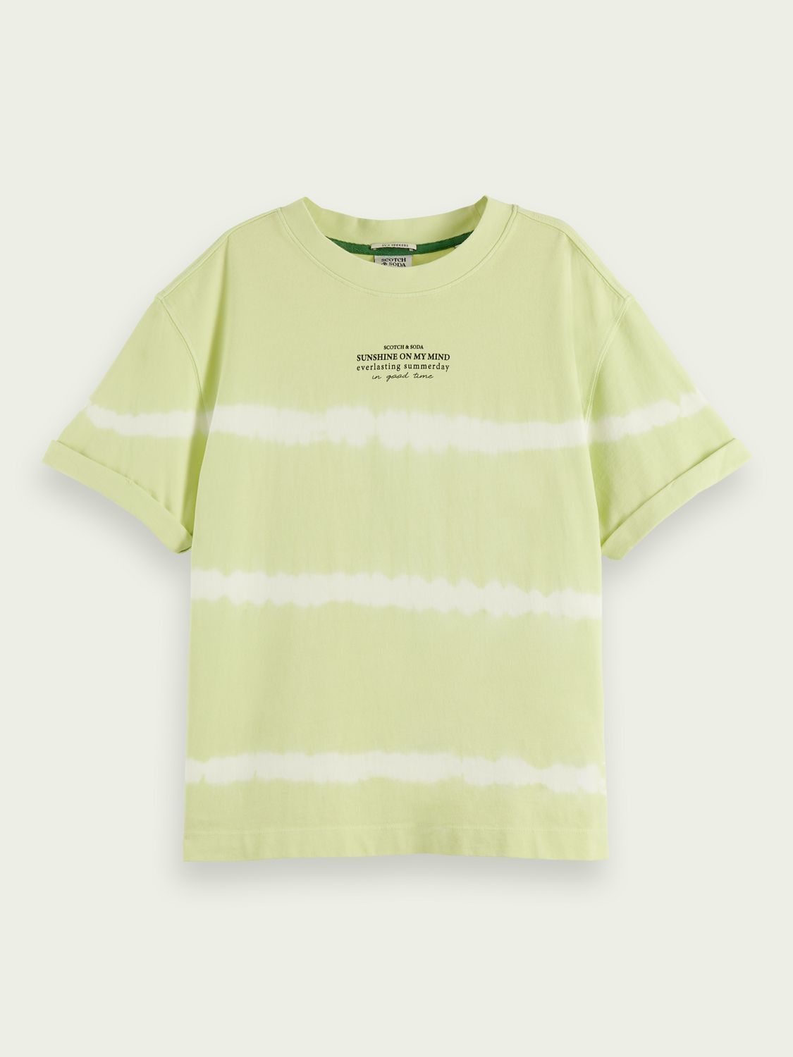 SCOTCH & SODA LOOSE-FIT ORGANIC COTTON T-SHIRT