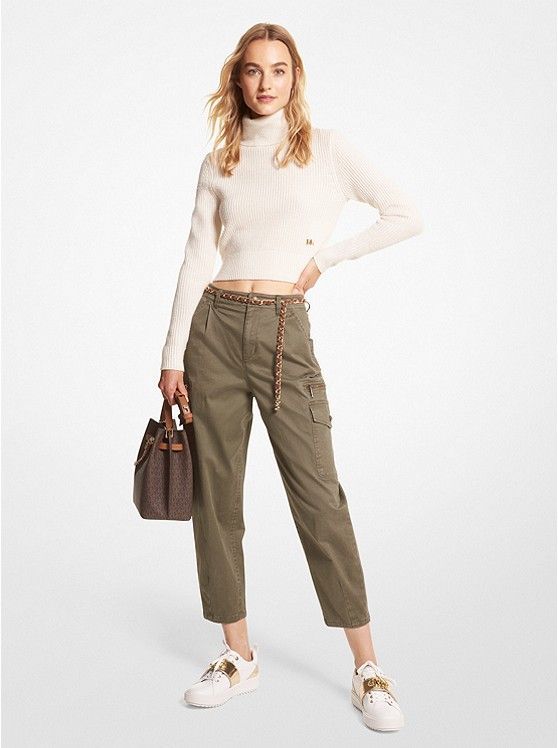 MICHAEL KORS STRETCH COTTON CARGO ΠΑΝΤΕΛΟΝΙ