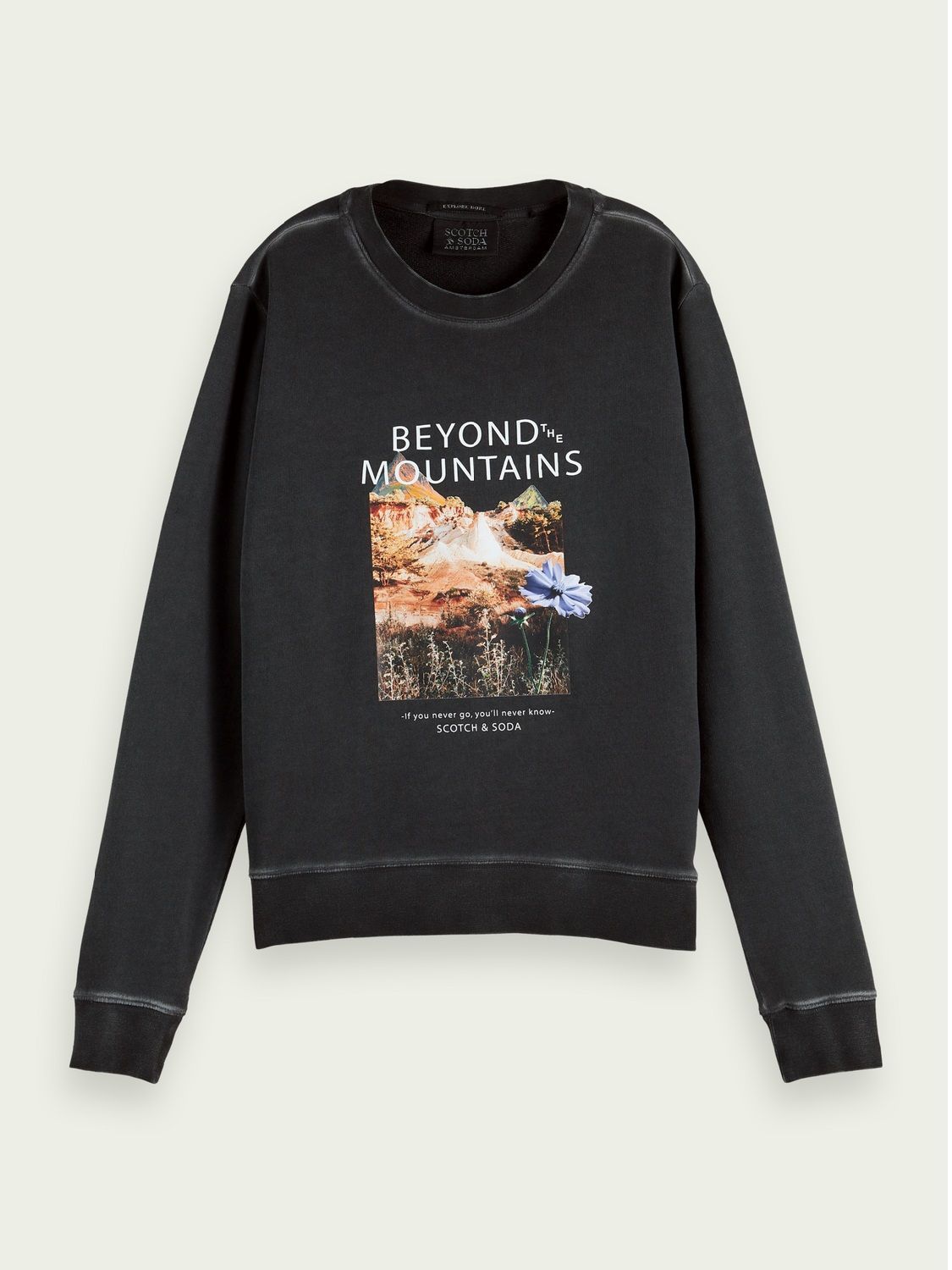 SCOTCH & SODA ORGANIC GRAPHIC CREWNECK ΦΟΥΤΕΡ