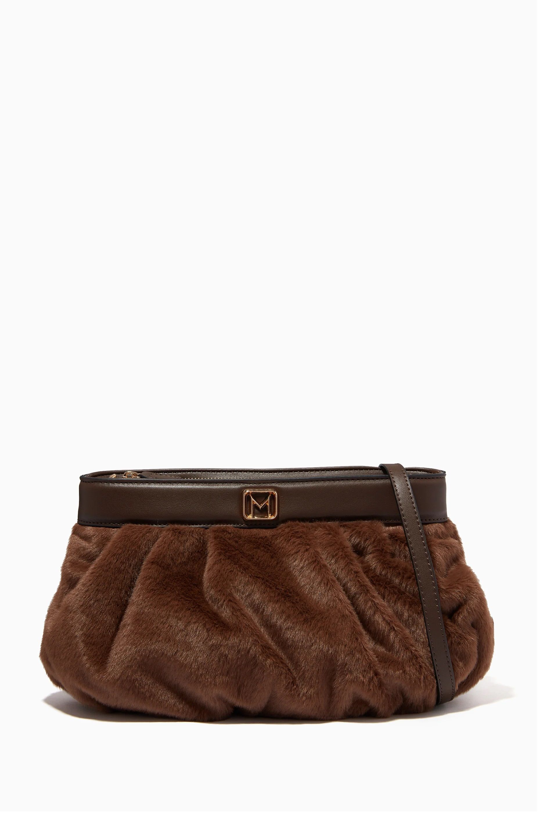 MARELLA KHAT FAUX-FUR ΤΣΑΝΤΑ