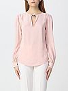 MICHAEL KORS EMBELLISHED CREPE BLOUSE