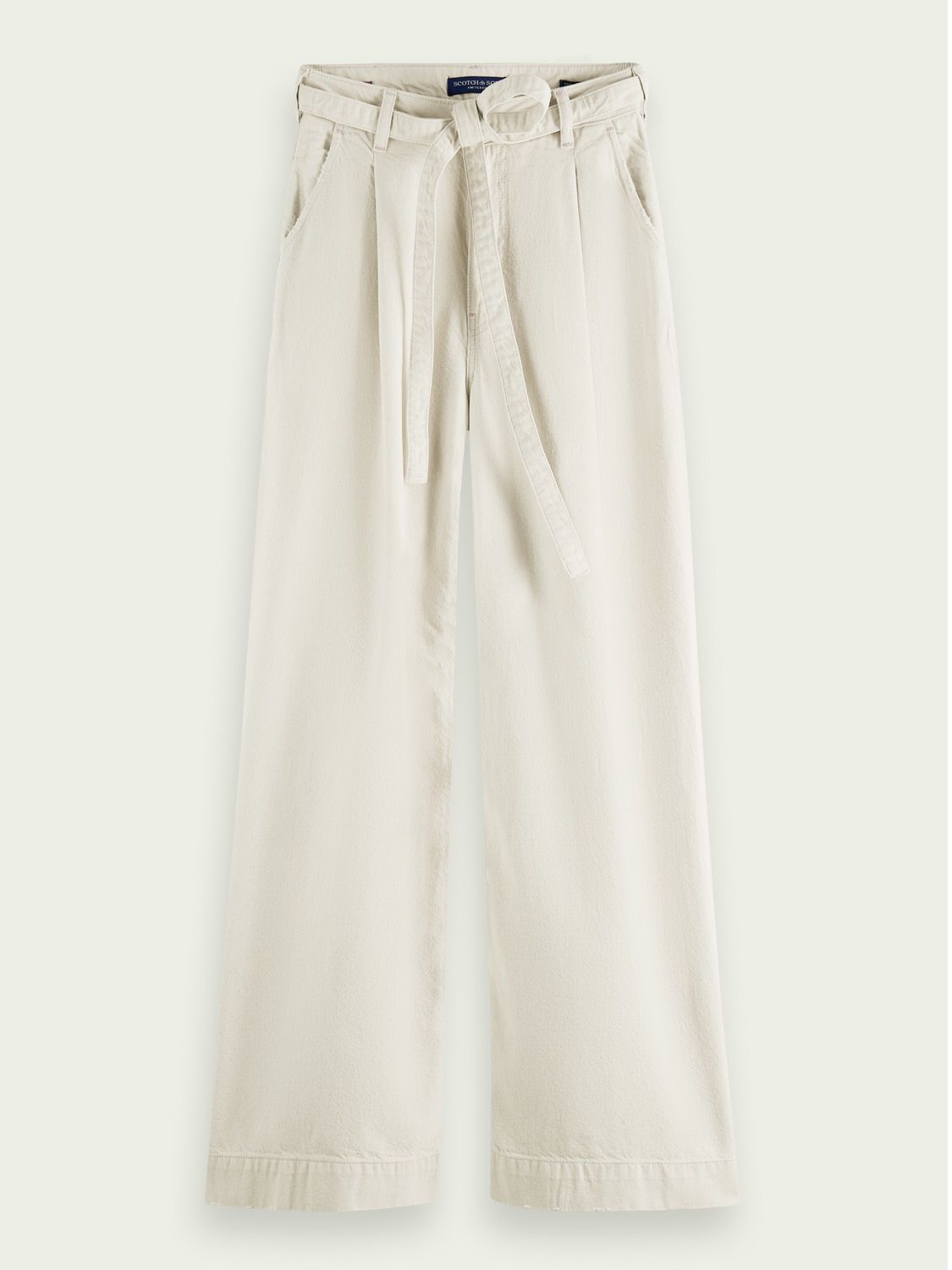 SCOTCH & SODA THE SHORE HIGH-RISE WIDE-LEG CHINO JEAN