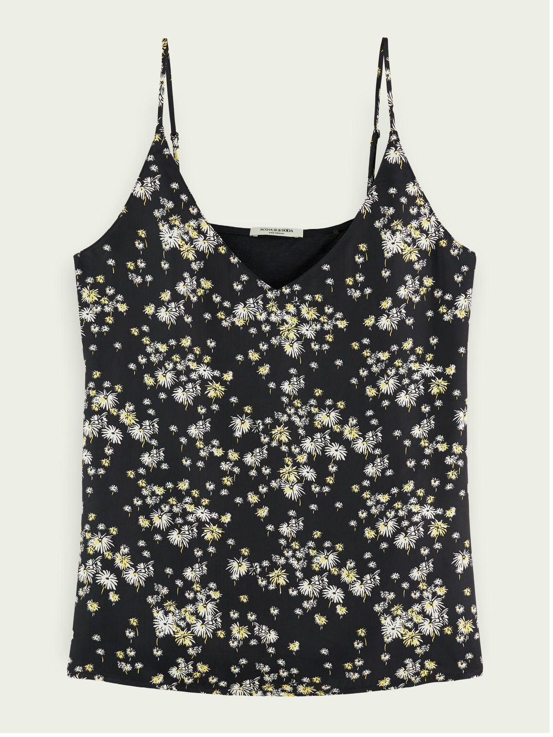 SCOTCH & SODA JERSEY V-NECK TANK TOP