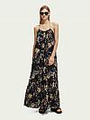 SCOTCH & SODA TIERED STRAP MAXI ΦΟΡΕΜΑ