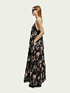 SCOTCH & SODA TIERED STRAP MAXI ΦΟΡΕΜΑ