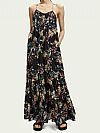 SCOTCH & SODA TIERED STRAP MAXI ΦΟΡΕΜΑ