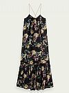 SCOTCH & SODA TIERED STRAP MAXI ΦΟΡΕΜΑ