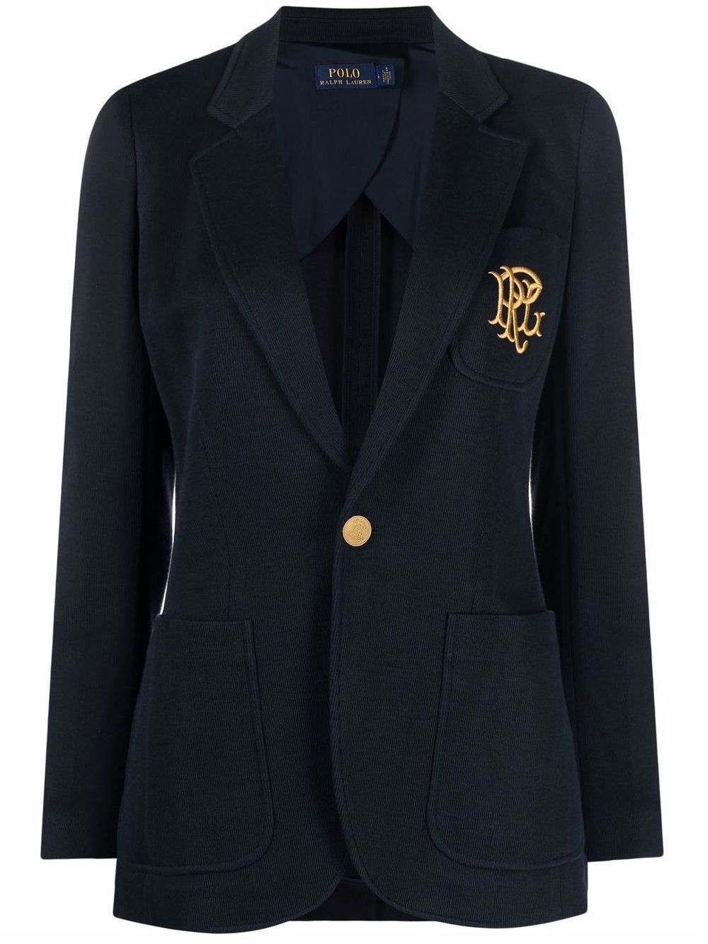 POLO RALPH LAUREN DOUBLE-KNIT JAQUARD BLAZER