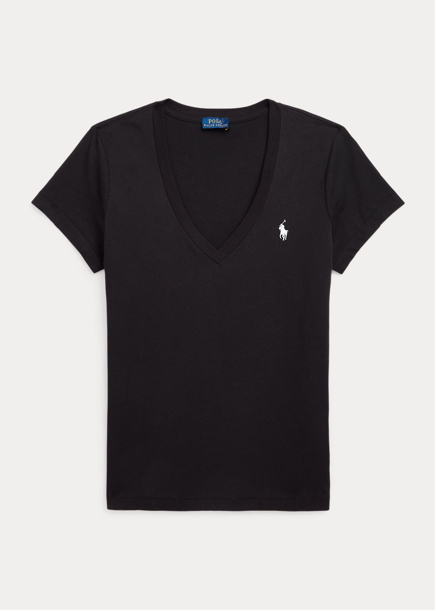 POLO RALPH LAUREN COTTON JERSEY V-NECK T-SHIRT