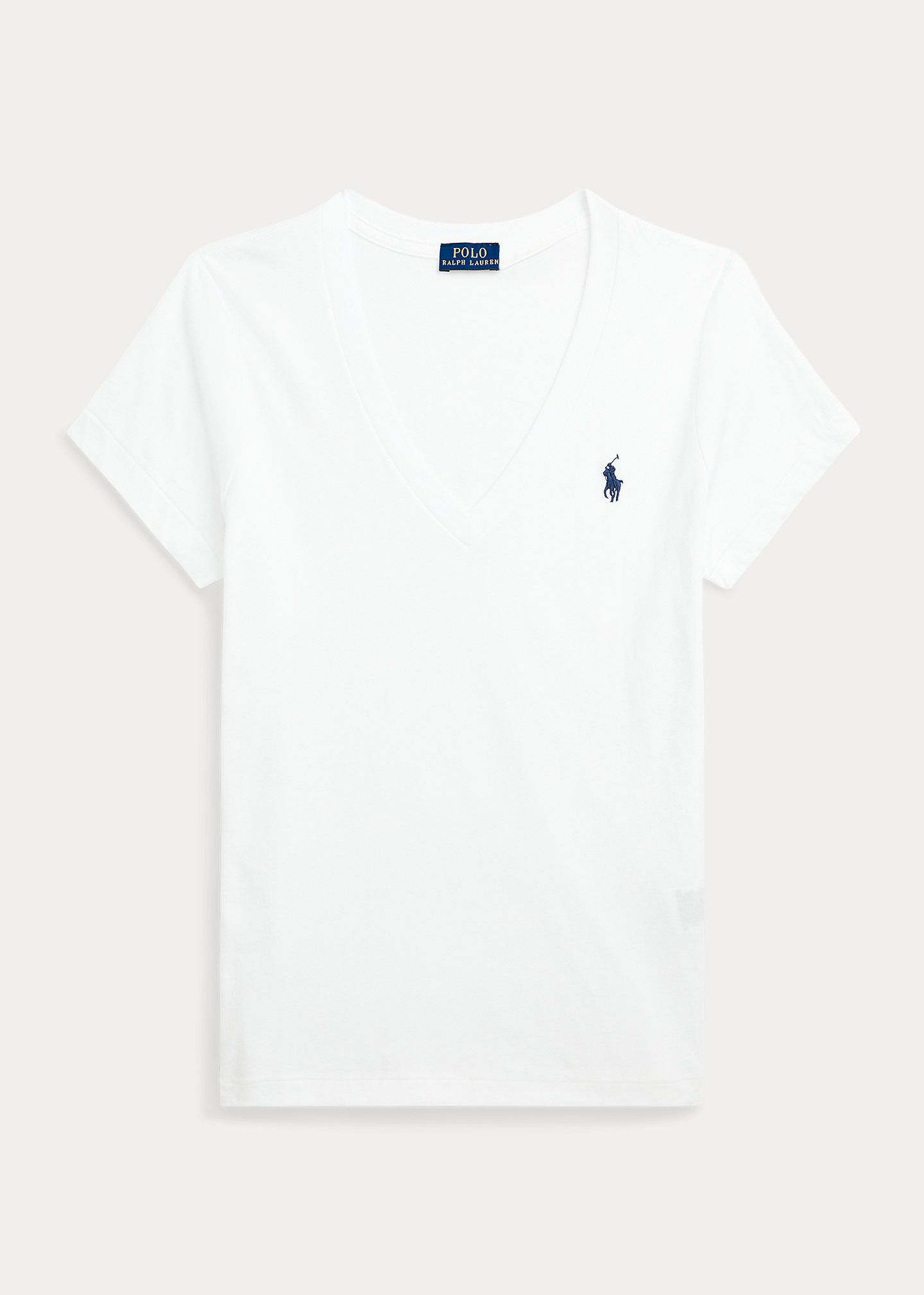 POLO RALPH LAUREN COTTON JERSEY V-NECK T-SHIRT