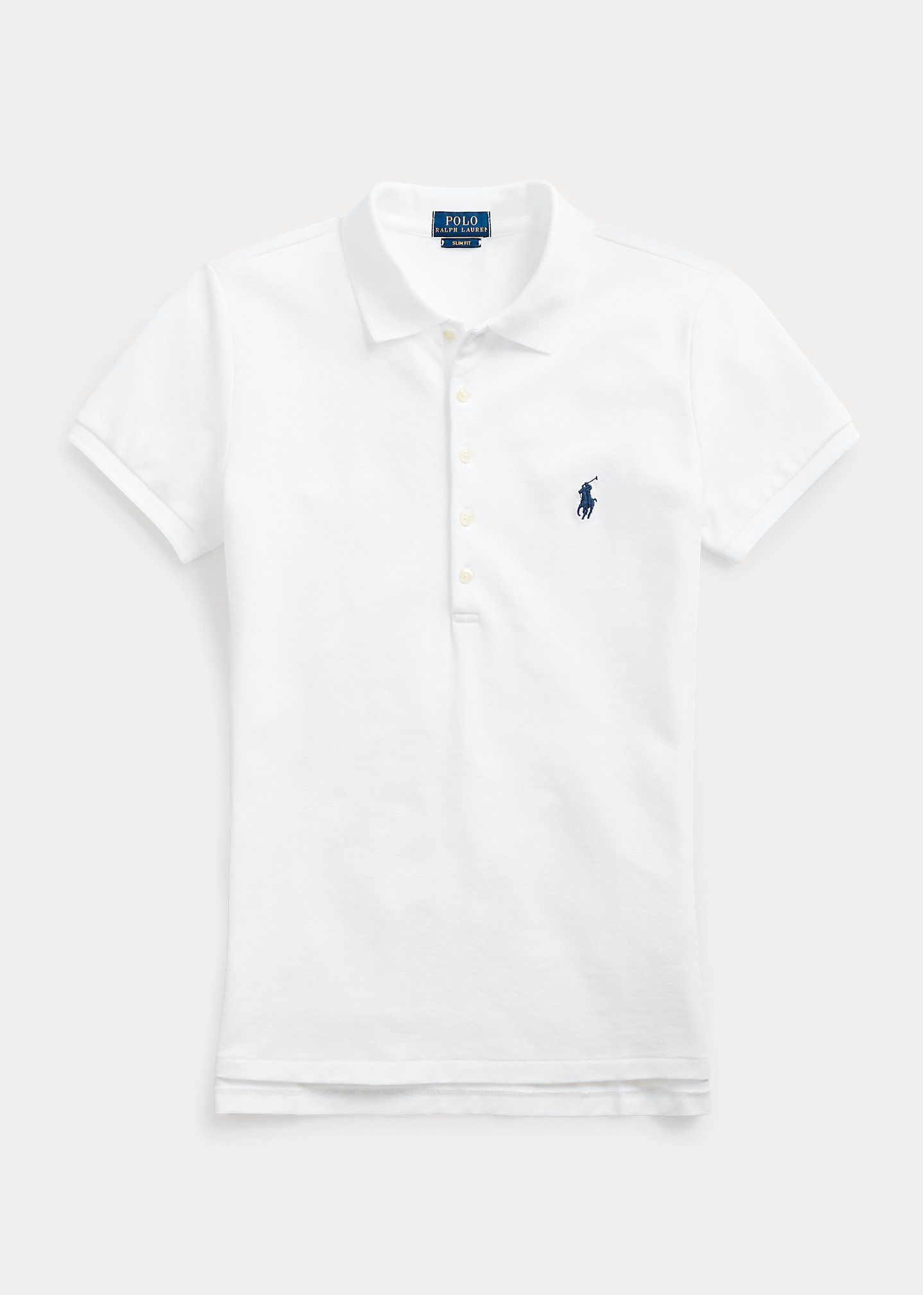 POLO RALPH LAUREN JULIE COTTON STRETCH POLO SHIRT