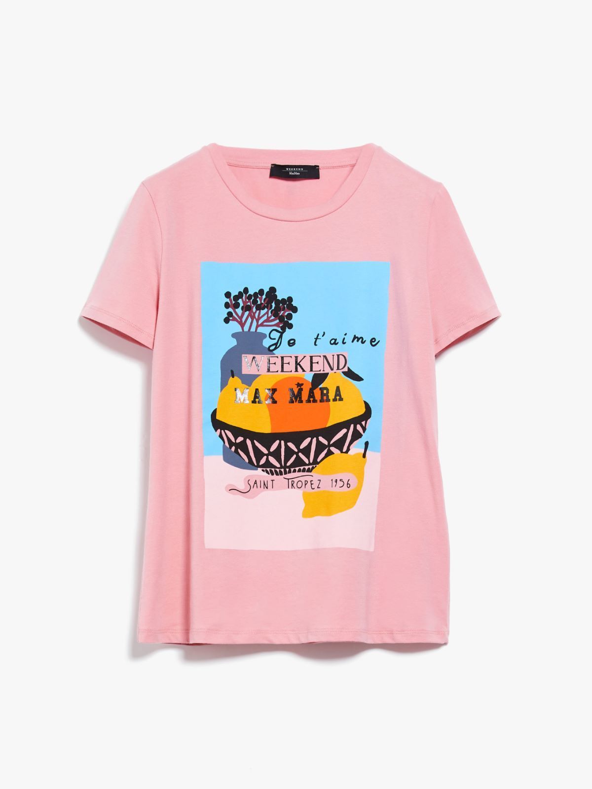 WEEKEND MAX MARA CHOPIN PRINTED JERSEY T-SHIRT