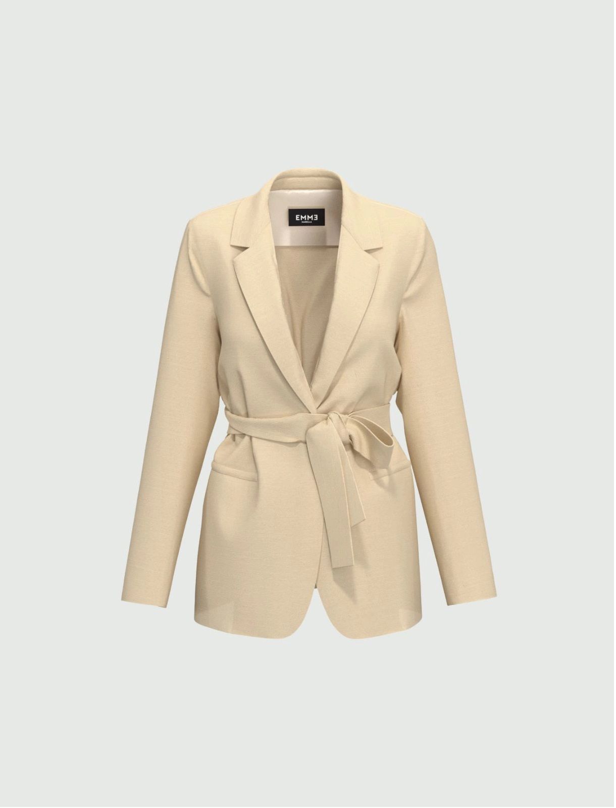 EMME MARELLA CAPUA LINEN BLAZER