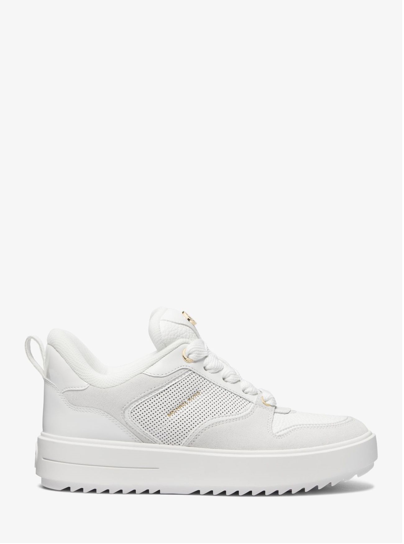 MICHAEL KORS RUMI LEATHER PLATFORM SNEAKERS