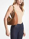 MICHAEL KORS PIPER LARGE PEBBLED LEATHER SHOULDER ΤΣΑΝΤΑ