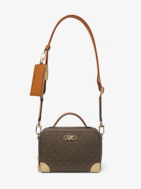 MICHAEL KORS ESTELLE SMALL LOGO SATCHEL ΤΣΑΝΤΑ