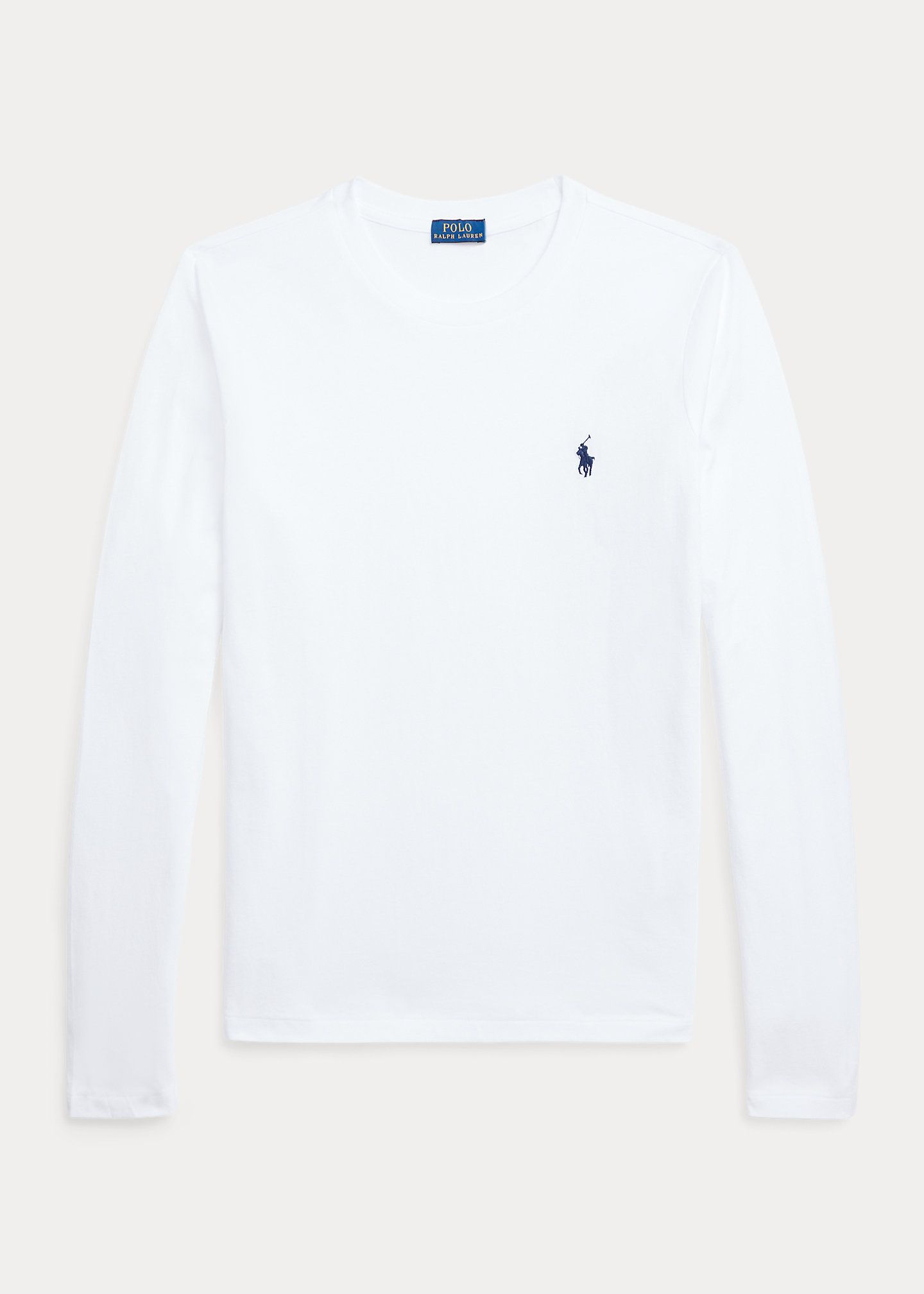 POLO RALPH LAUREN LONG-SLEEVE JERSEY CREWNECK T-SHIRT