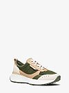 MICHAEL KORS FLYNN MESH & LEATHER SNEAKERS