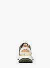 MICHAEL KORS FLYNN MESH & LEATHER SNEAKERS