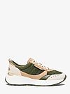 MICHAEL KORS FLYNN MESH & LEATHER SNEAKERS