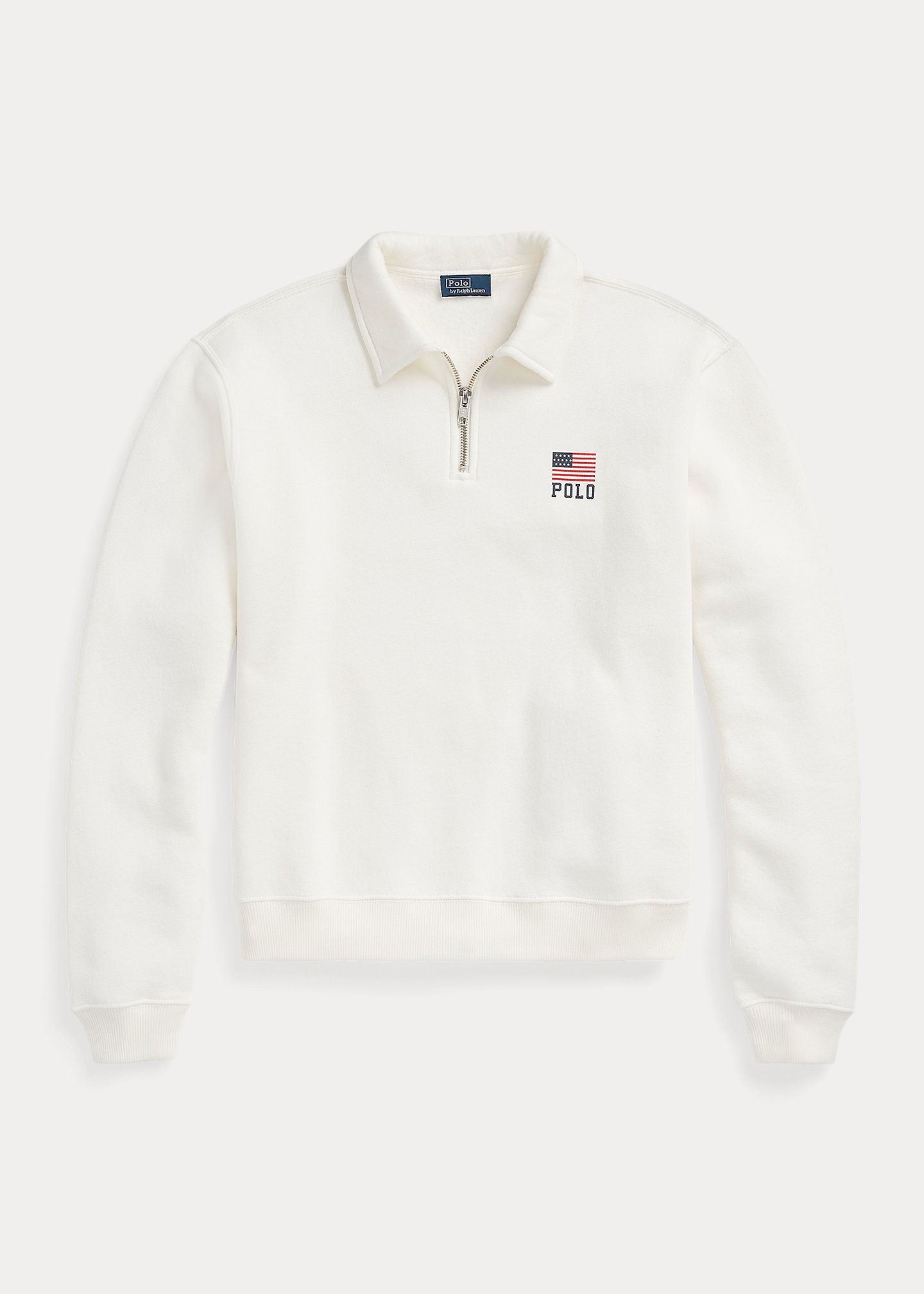 POLO RALPH LAUREN FLAG & LOGO FLEECE QUARTER-ZIP ΦΟΥΤΕΡ