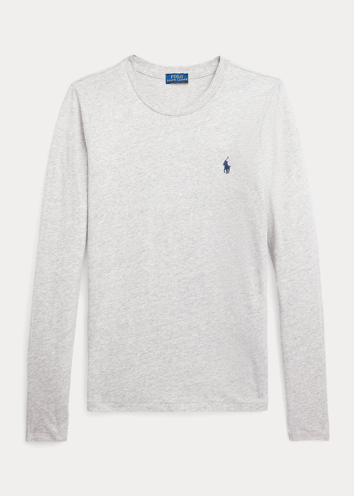 POLO RALPH LAUREN LONG-SLEEVE JERSEY CREWNECK T-SHIRT