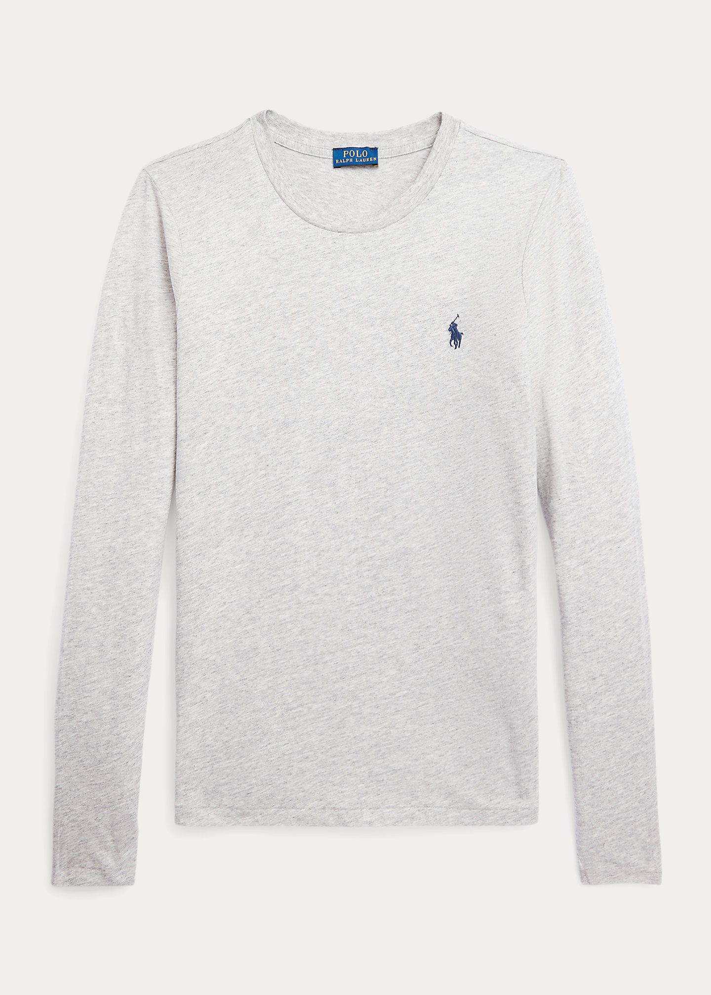 POLO RALPH LAUREN LONG-SLEEVE JERSEY CREWNECK T-SHIRT