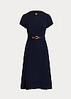 LAUREN RALPH LAUREN BELTED GEORGETTE ΦΟΡΕΜΑ