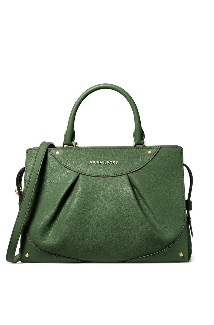 MICHAEL KORS ENZO MEDIUM LEATHER SATCHEL ΤΣΑΝΤΑ